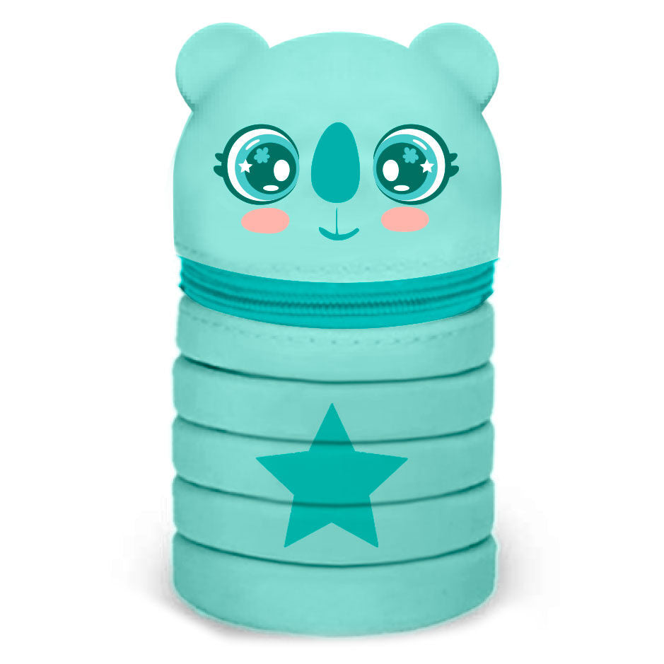 Estuche portatodo expandible Sweet Dreams en colores pastel - 3