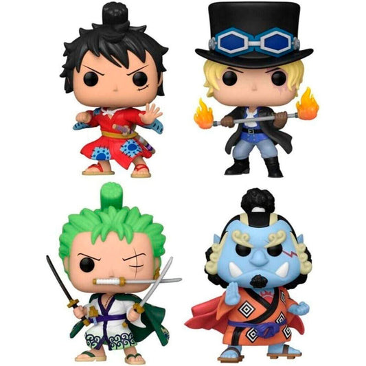 Blíster exclusivo Funko POP! con Luffytaro, Sabo, Roronoa Zoro y Jinbe - 2