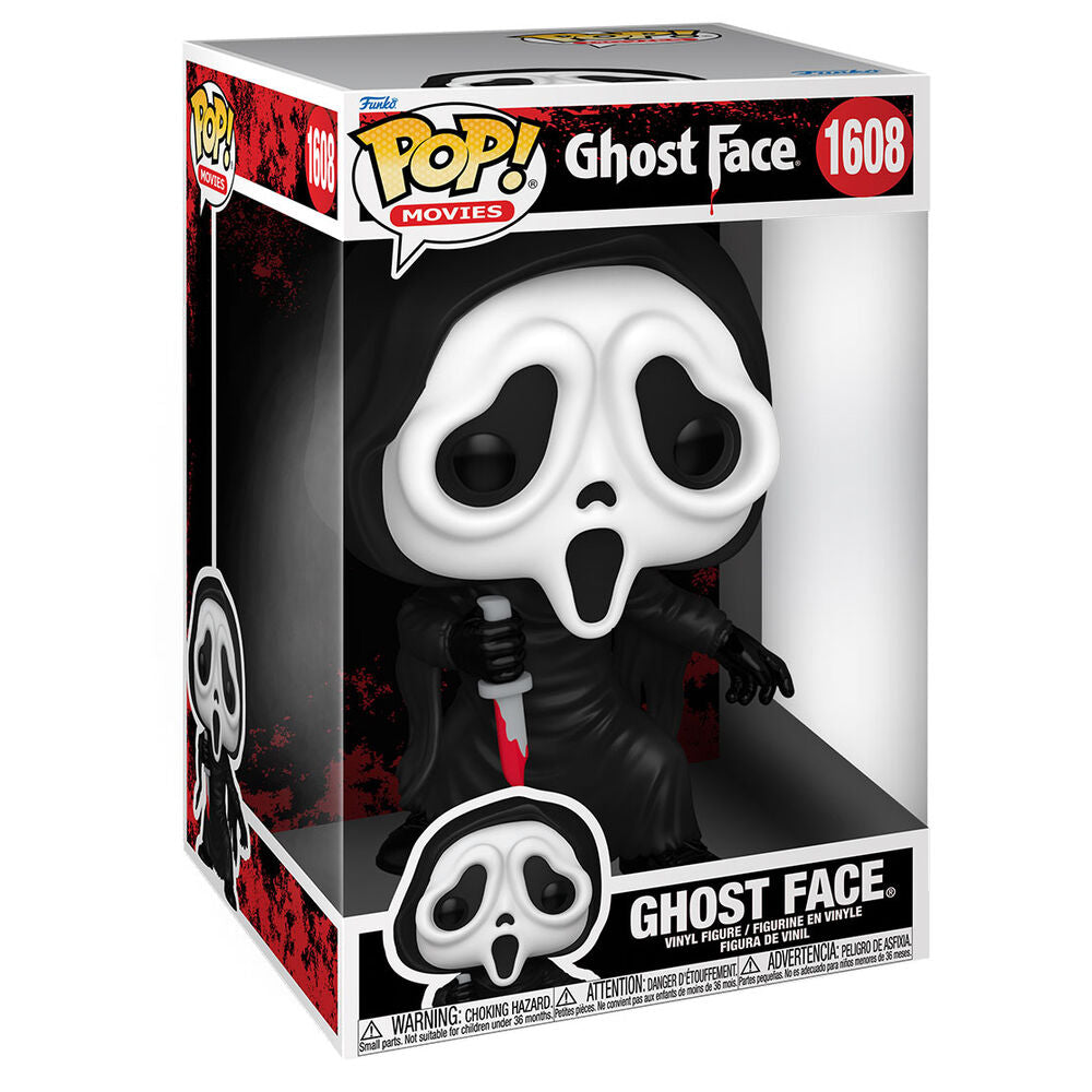 Figura Funko POP! Ghost Face de Scream con máscara blanca y túnica negra