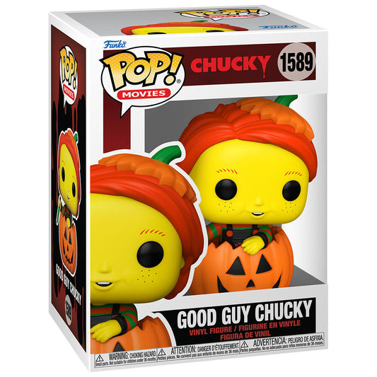 Figura Funko POP! de Chucky con cuchillo dentro de una calabaza - 2