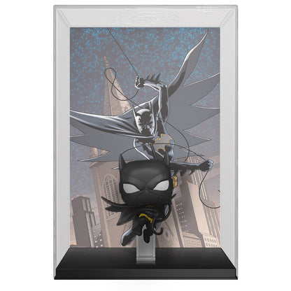 Figura FUNKO POP! Comic Cover DC de Batgirl con fondo urbano ilustrado