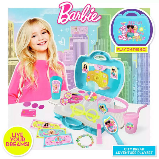 Maletín turquesa de accesorios Barbie con 20 piezas - 2