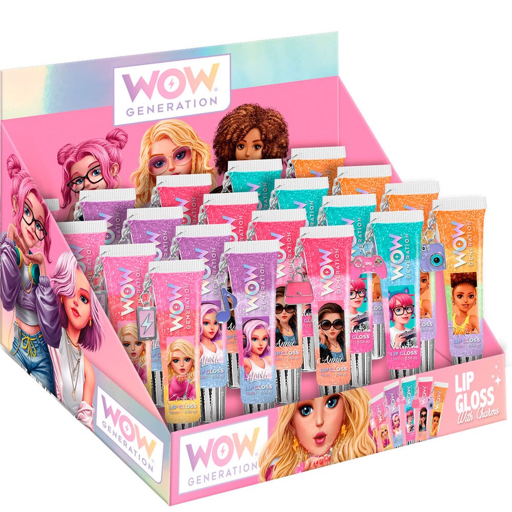 Brillo labial WOW Generation con diseño de Alina y nota musical - 4