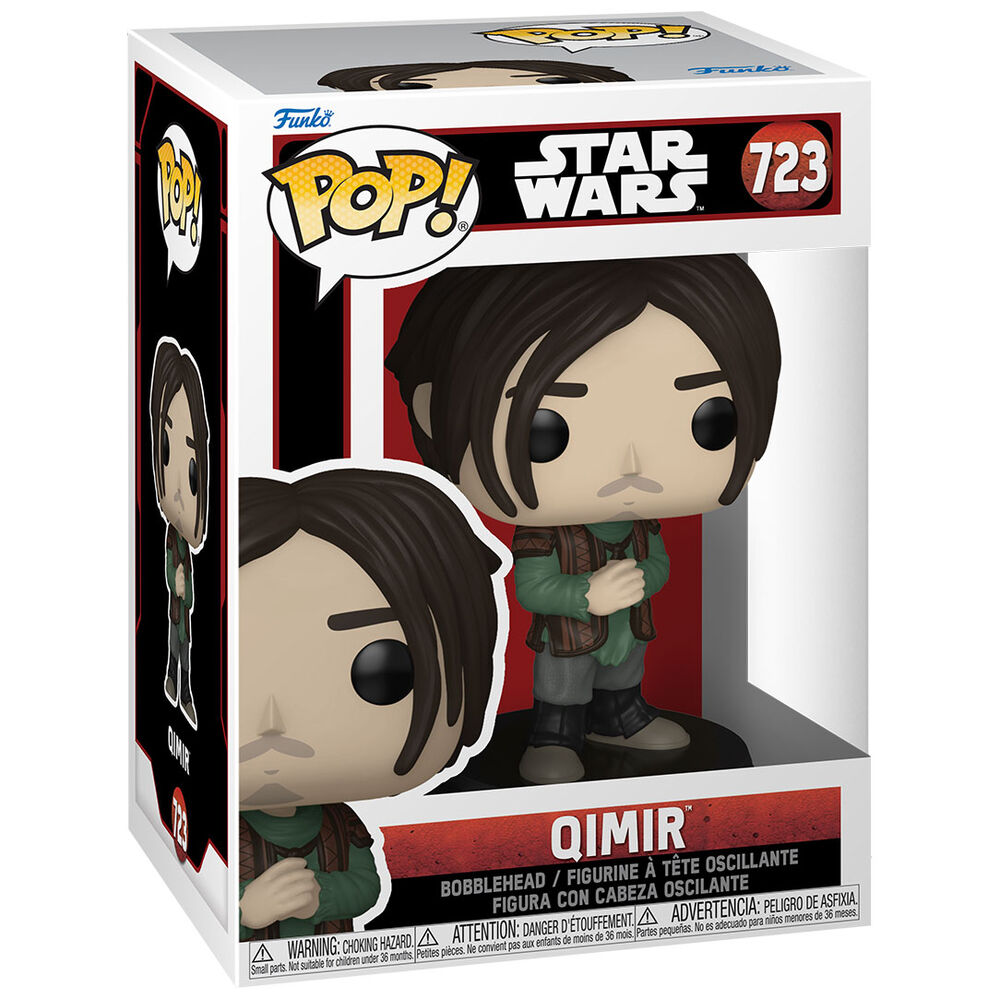 Figura Funko POP de Qimir de Star Wars: The Acolyte en caja