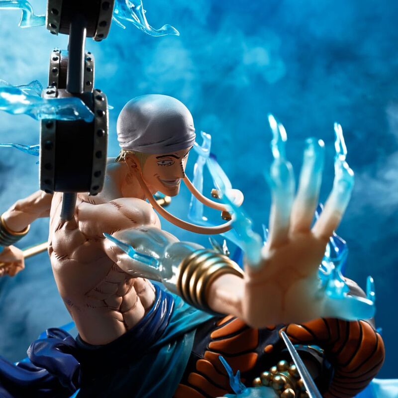Figura FiguartsZERO de Enel con dragón de energía azul - 5