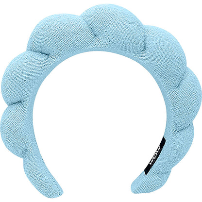 Diadema acolchada azul claro WOW GENERATION para cuidado facial - 2