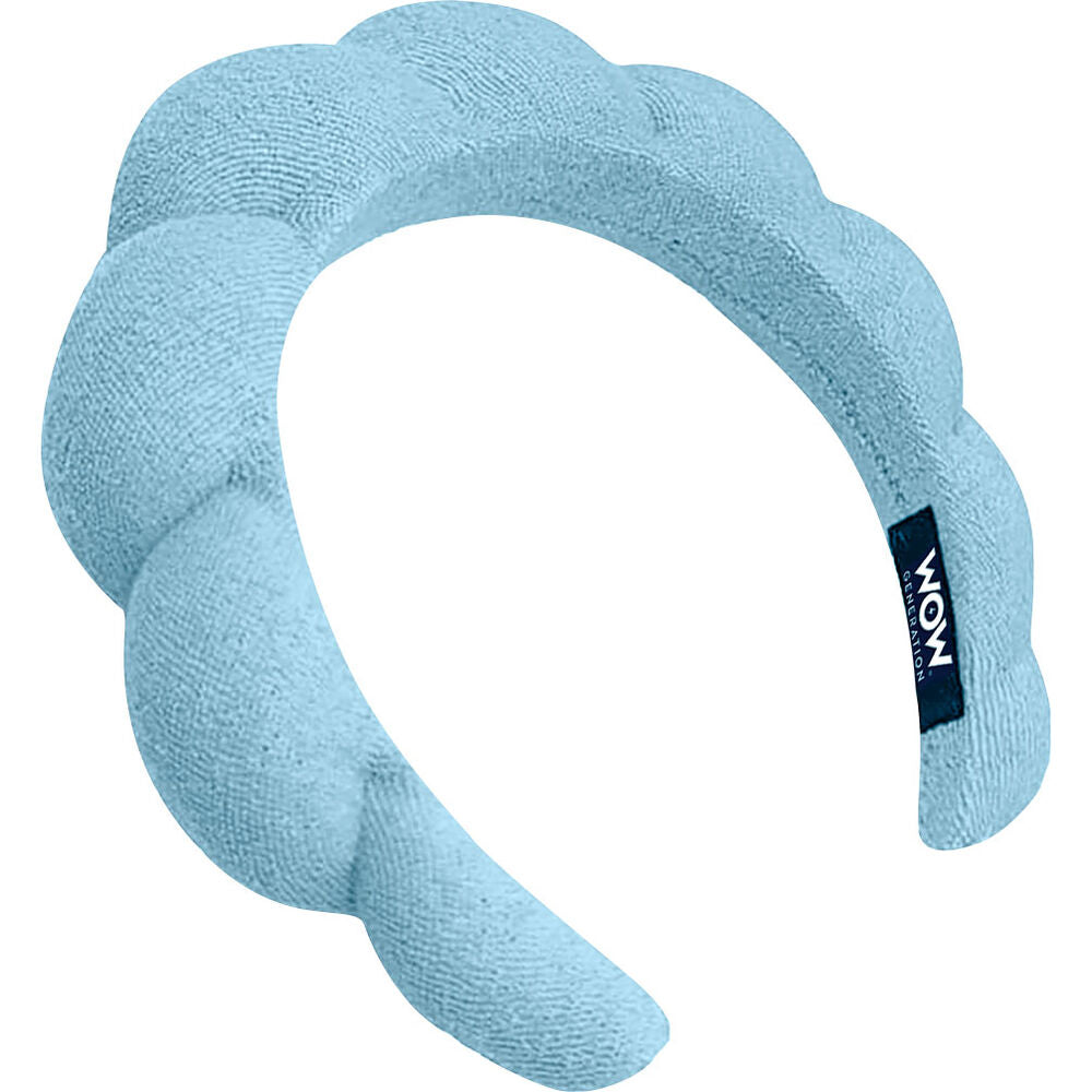 Diadema acolchada azul claro WOW GENERATION para cuidado facial - 3
