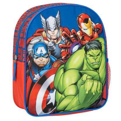 Mochila escolar Marvel de Los Vengadores con Hulk, Capitán América, Iron Man y Thor