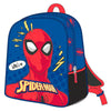 Mochila azul de Spiderman Marvel con bolsillo lateral de malla