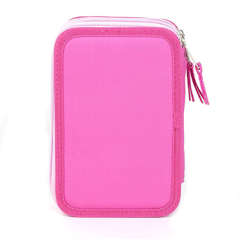 Plumier triple rosa de Minnie Disney con tres compartimentos - 2