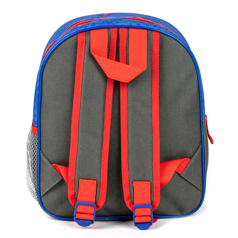 Mochila escolar azul de Spider-Man Marvel con bolsillo lateral de malla - 3