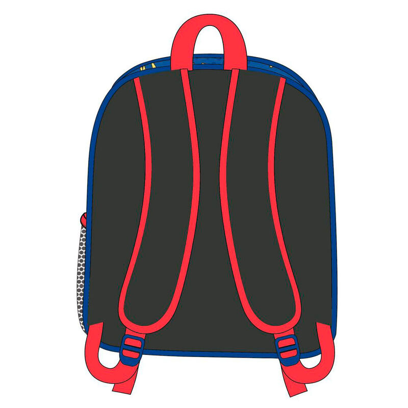 Mochila azul de Spiderman Marvel con bolsillo lateral de malla - 3