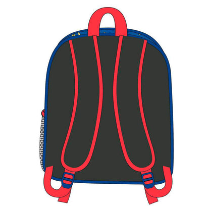 Mochila azul de Spiderman Marvel con bolsillo lateral de malla - 3