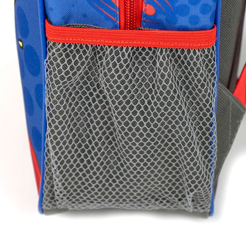 Mochila escolar azul de Spider-Man Marvel con bolsillo lateral de malla - 4