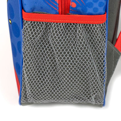 Mochila escolar azul de Spider-Man Marvel con bolsillo lateral de malla - 4