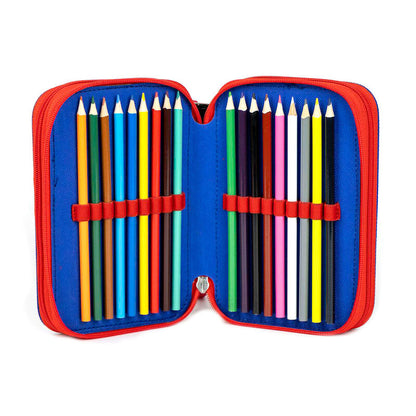 Plumier triple azul y rojo de Spider-Man Marvel CERDÁ - 4