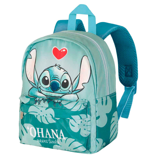 Mochila turquesa de Stitch Disney con diseño Ohana - 2