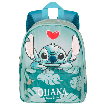 Mochila turquesa de Stitch Disney con diseño Ohana