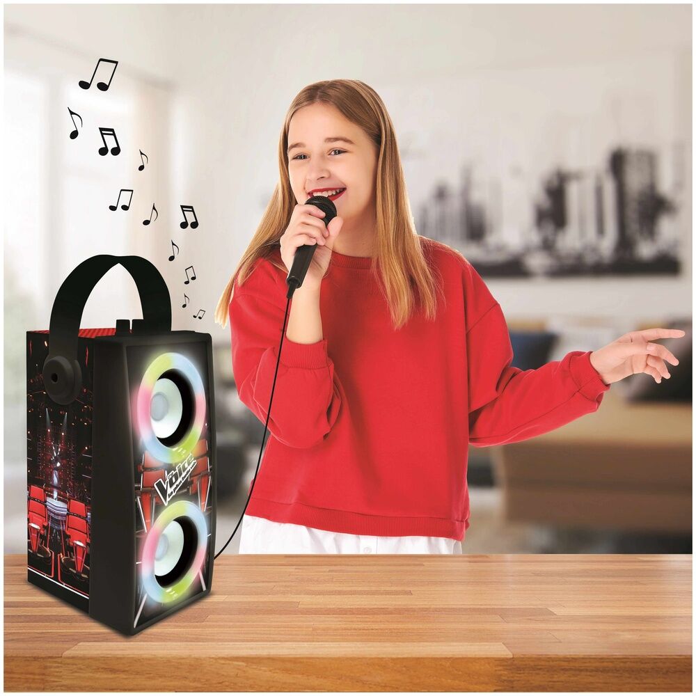 Altavoz portátil LEXIBOOK La Voz con micrófono y luces multicolor - 4