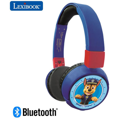 Auriculares infantiles LEXIBOOK Paw Patrol azules y rojos - 2