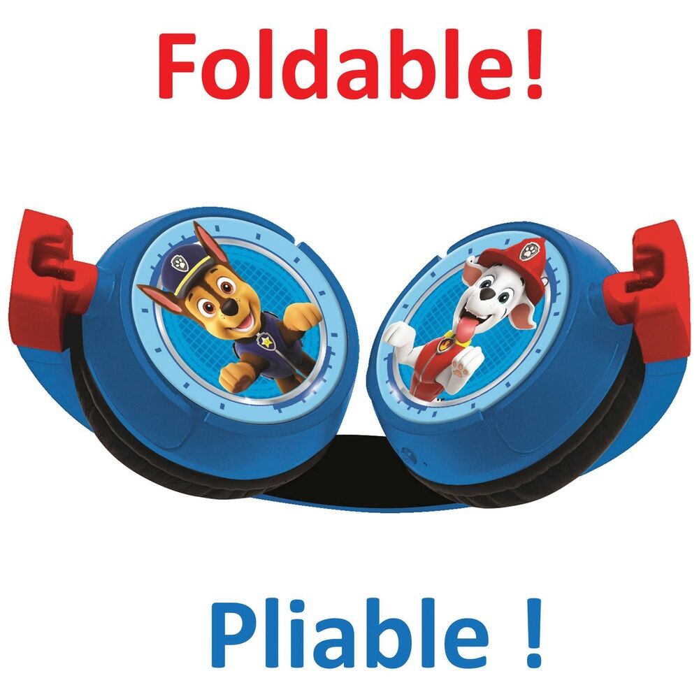 Auriculares infantiles LEXIBOOK Paw Patrol azules y rojos - 5