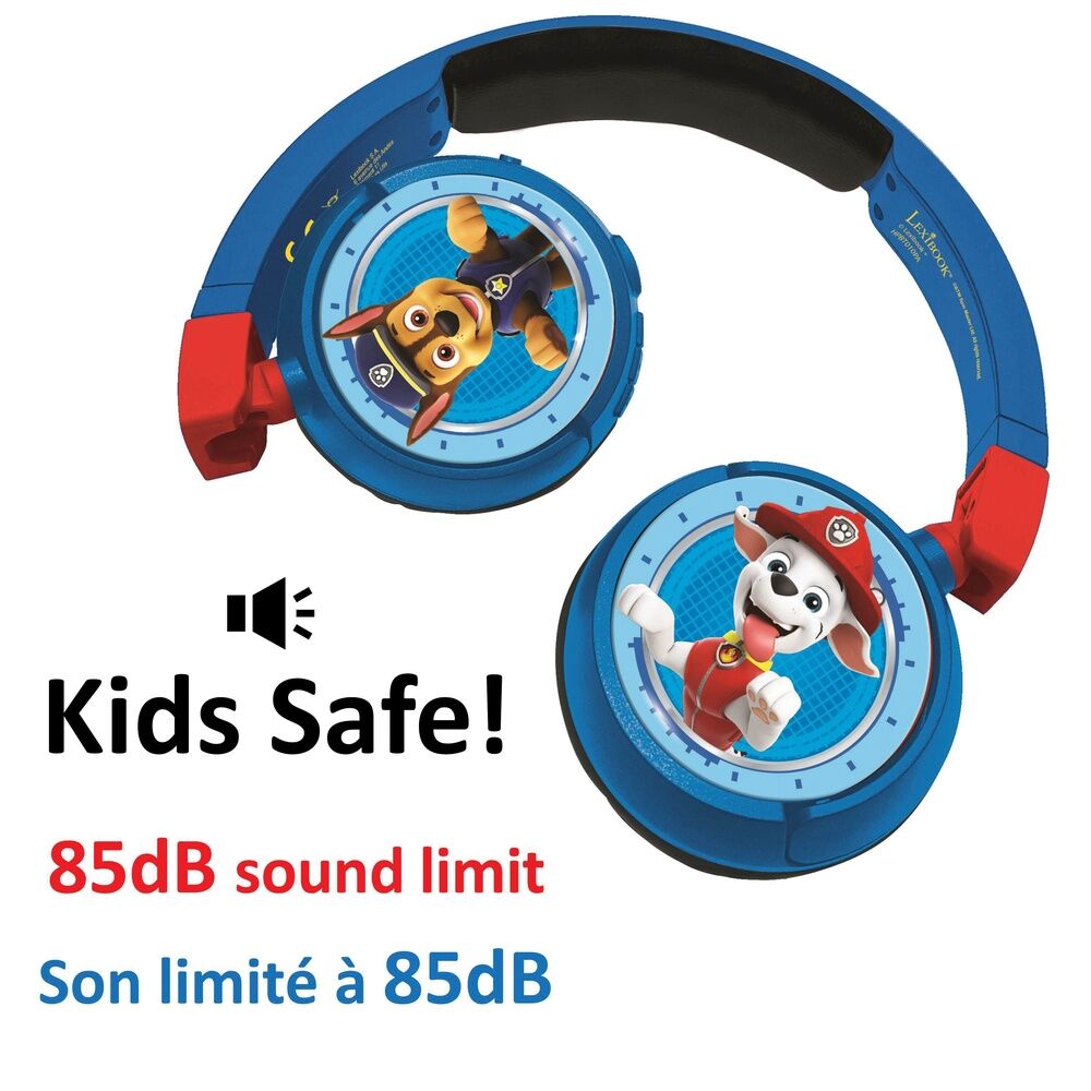 Auriculares infantiles LEXIBOOK Paw Patrol azules y rojos - 6