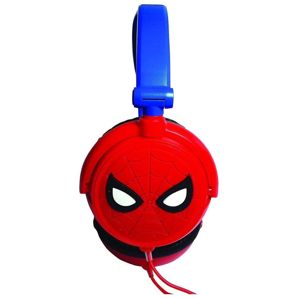 Auriculares plegables Spider-Man Marvel rojos y azules - 3