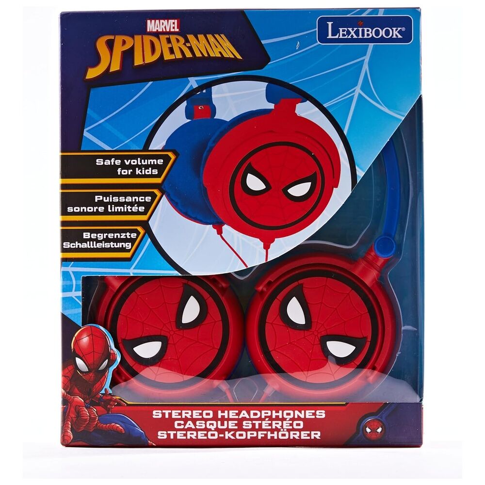 Auriculares plegables Spider-Man Marvel rojos y azules - 2