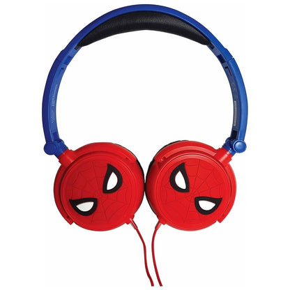 Auriculares plegables Spider-Man Marvel rojos y azules
