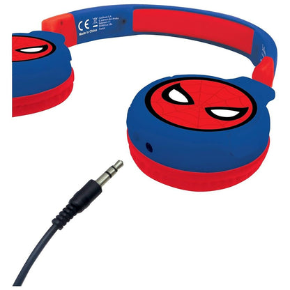 Auriculares Bluetooth Spider-Man Marvel azules y rojos - 3