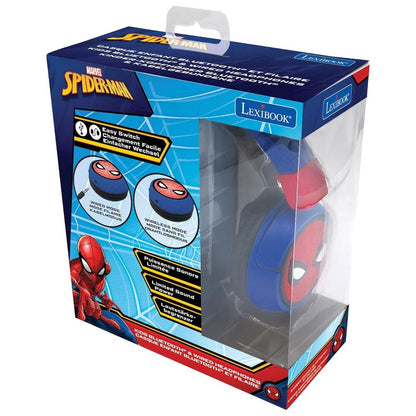 Auriculares Bluetooth Spider-Man Marvel azules y rojos - 2