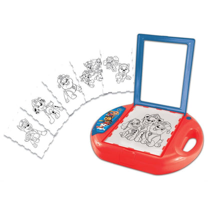 Proyector de dibujo Paw Patrol rojo y azul con pantalla luminosa - 4