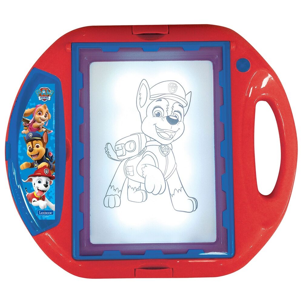 Proyector de dibujo Paw Patrol rojo y azul con pantalla luminosa - 7