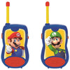Walkie talkie Super Mario Bros con Mario y Luigi