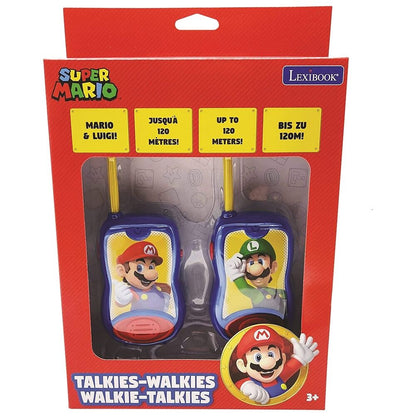 Walkie talkie Super Mario Bros con Mario y Luigi - 2