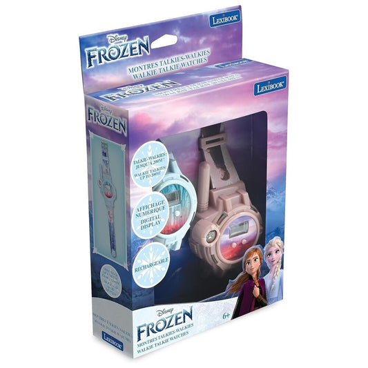 Relojes walkie-talkie LEXIBOOK Disney Frozen con pantalla digital