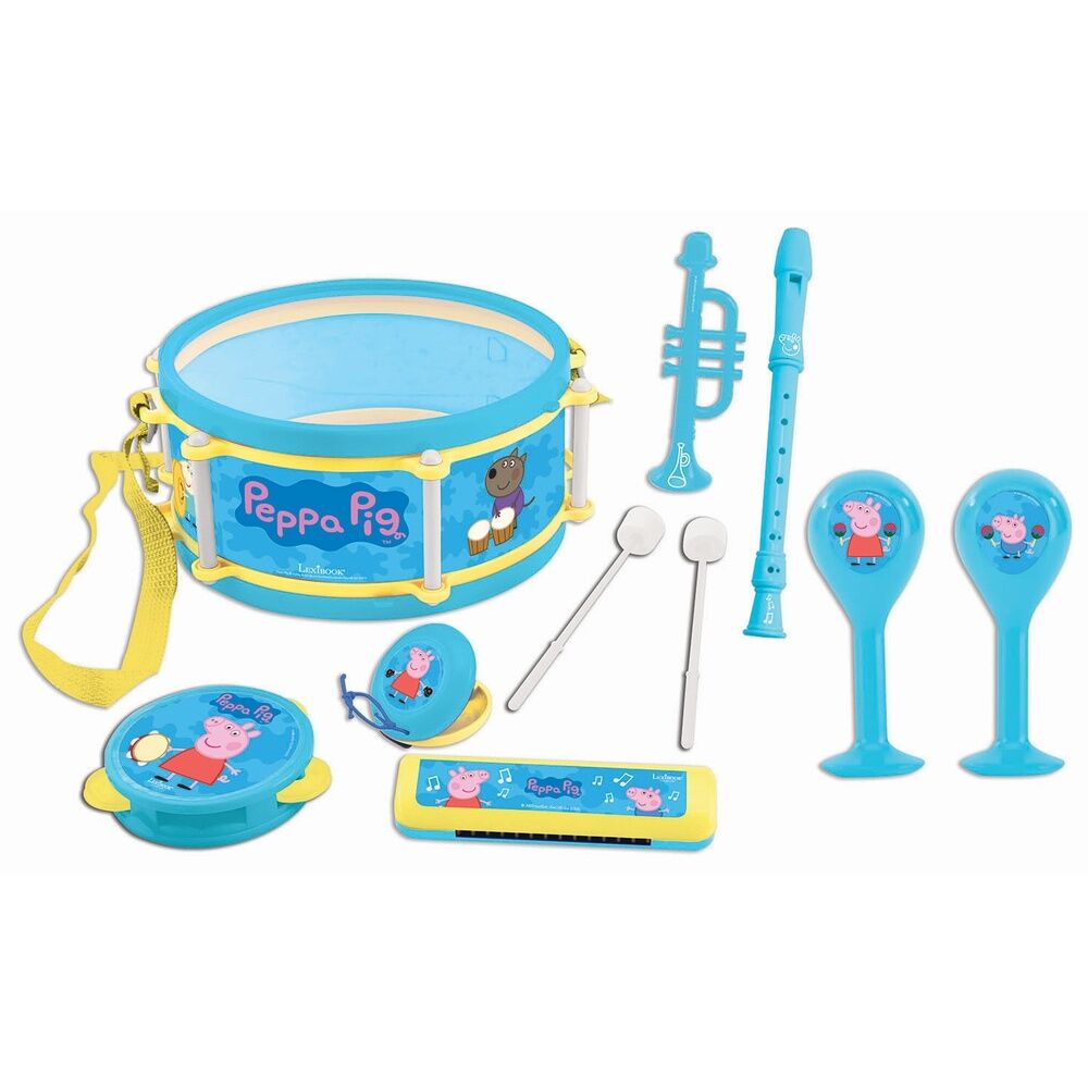 Set musical Peppa Pig Lexibook con siete instrumentos infantiles