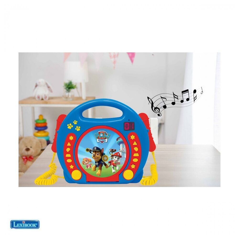Karaoke Paw Patrol Lexibook azul con dos micrófonos - 3