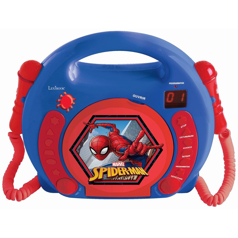 Karaoke Spider-Man Marvel Lexibook con dos micrófonos - 2