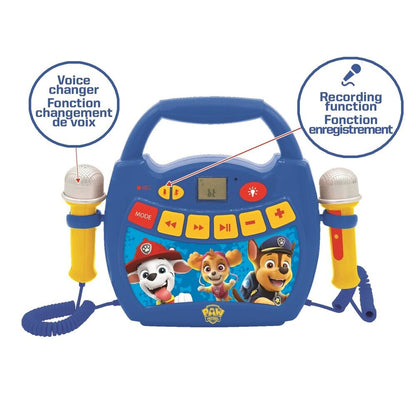 Karaoke portátil Lexibook Paw Patrol con dos micrófonos - 3
