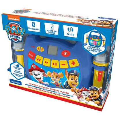 Karaoke portátil Lexibook Paw Patrol con dos micrófonos