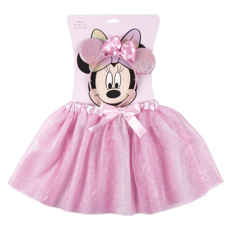 Set rosa de diadema y tutú de Minnie Disney