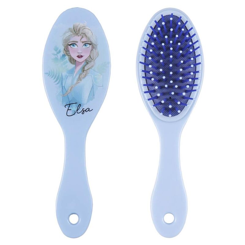 Cepillo para el pelo Frozen Disney con ilustración de Elsa en azul claro - 2