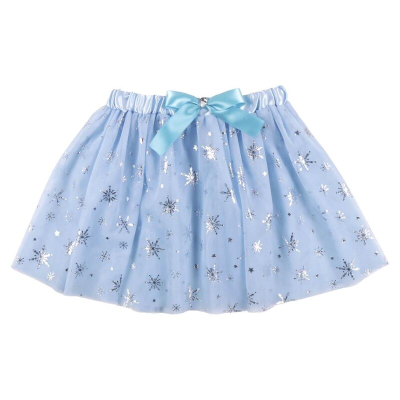Set Frozen Disney con diadema y tutú azul con copos de nieve - 2