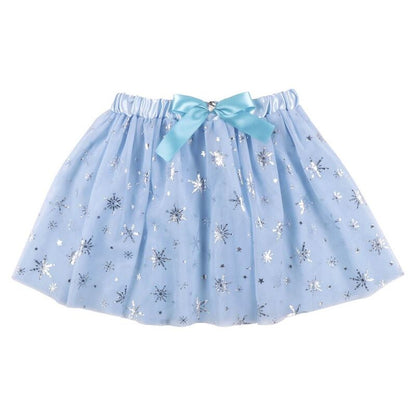 Set Frozen Disney con diadema y tutú azul con copos de nieve - 2