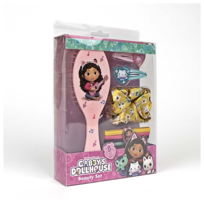 Set de belleza Gabby's Dollhouse con cepillo y accesorios para el cabello - 2