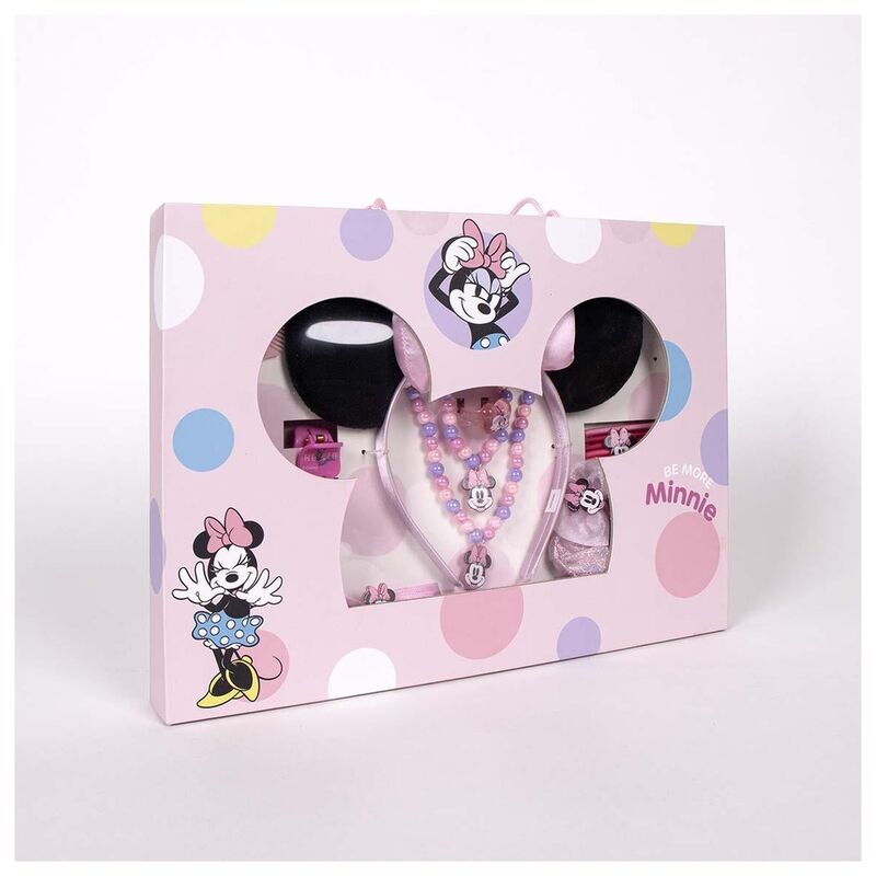 Set de belleza Minnie Disney CERDÁ con accesorios rosas para el cabello - 2