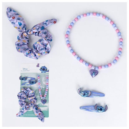 Set de accesorios para el cabello de Stitch Disney en blíster - 2