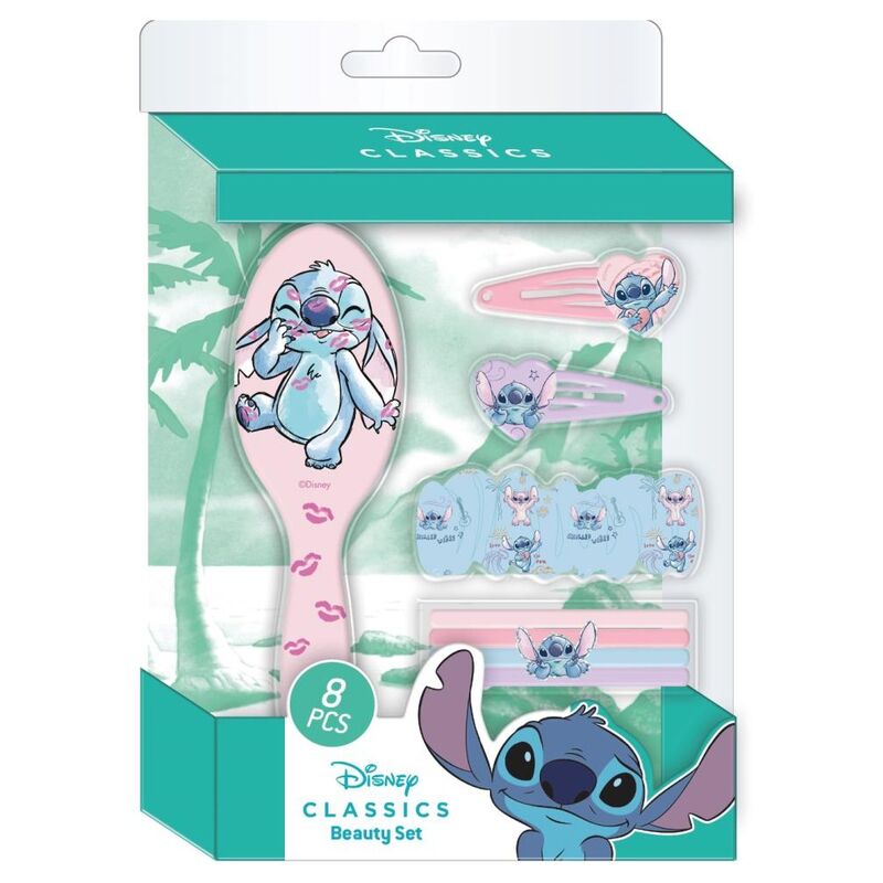 Set de accesorios para el cabello Stitch Disney de 8 piezas - 4