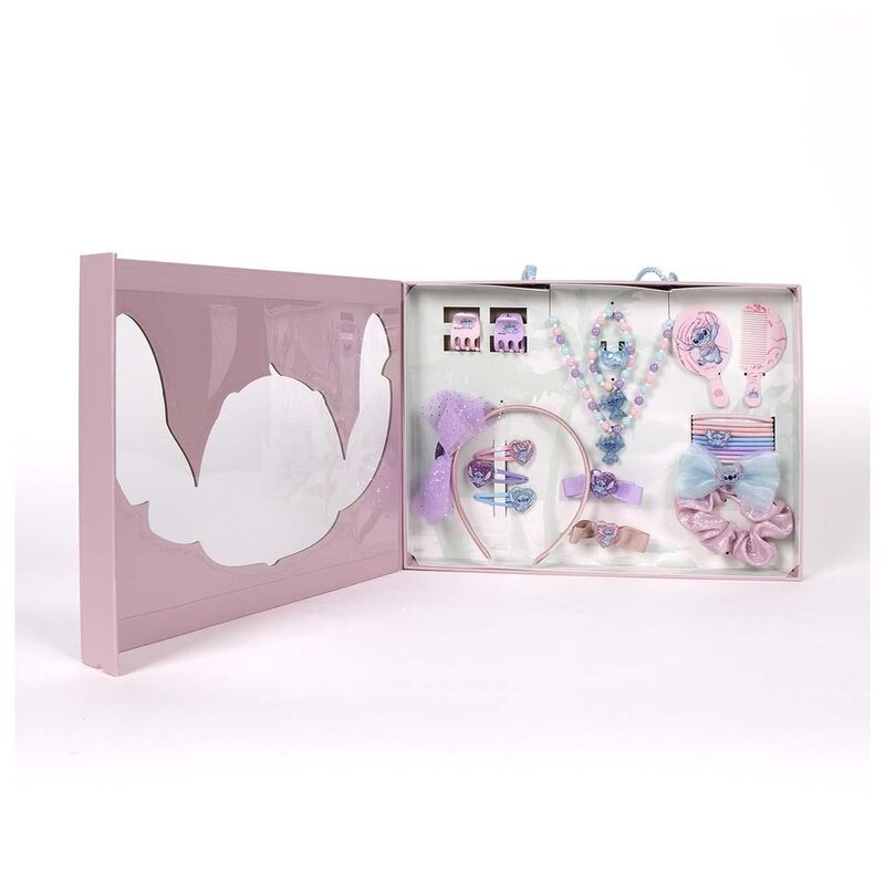 Set de accesorios para el cabello Stitch Disney en tonos pastel - 4